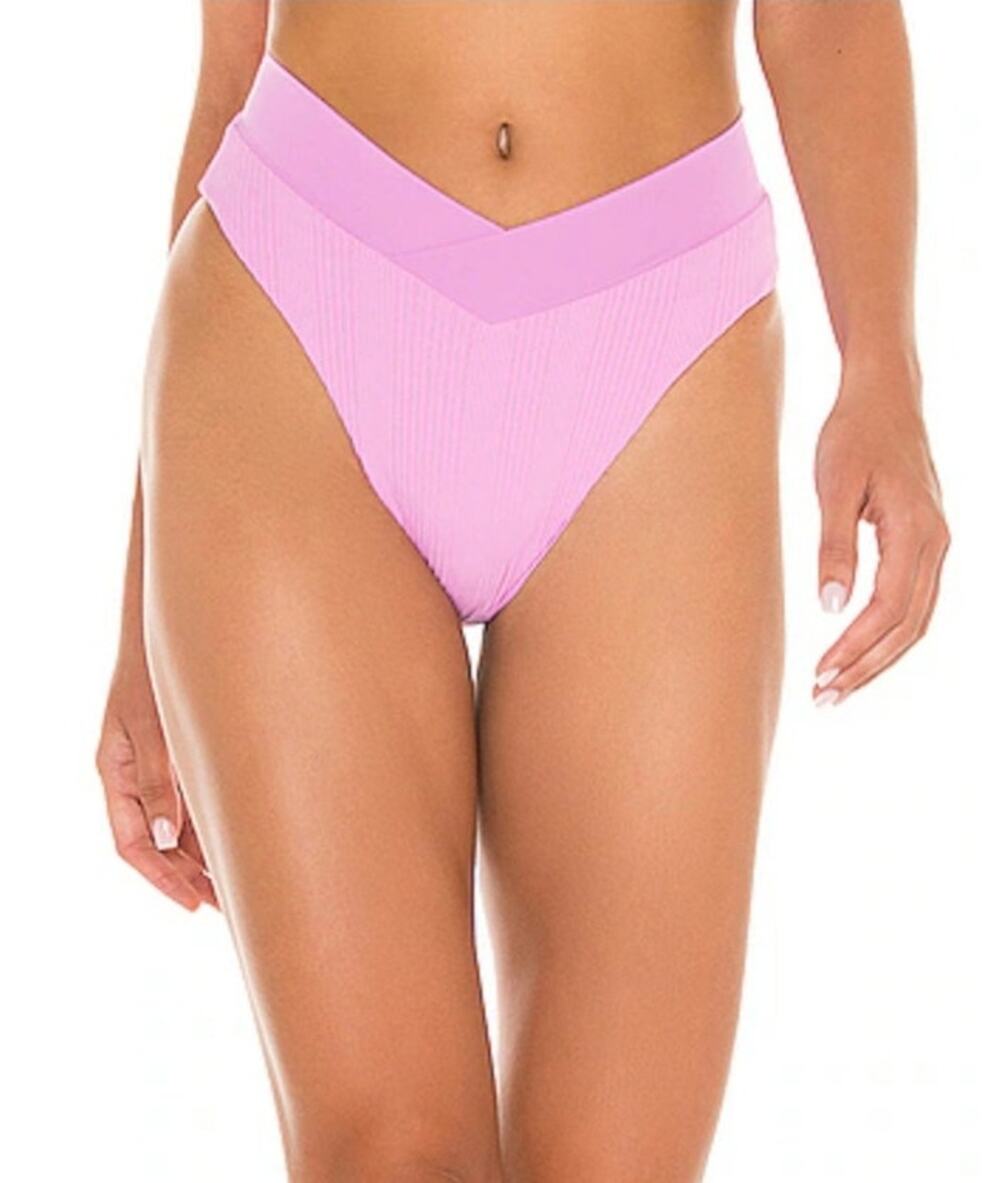 L*Space Court Bikini Bottom Bitsy Cut In Rosebud Pink Size XS NWOT